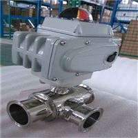 Q984F/Q985F电动卫生级三通球阀厂家