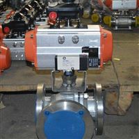 Q6（45/44）F46Q6（45/44）F46气动三通衬氟球阀