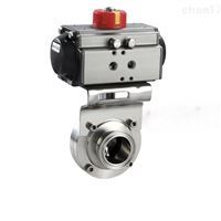 D681X气动卡箍式快装卫生级蝶阀