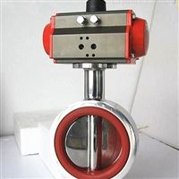 D671SiD671Si气动对夹式硅胶密封卫生级蝶阀