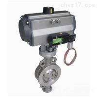 D673H气动硬密封蝶阀